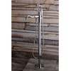 image:imageKingston Brass KS7137ABL Freestanding Roman Tub Filler With Hand Shower Brushed BrassPolished Chrome