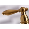 image:imageKingston Brass KS7271ALBS Kitchen Faucet with Side Sprayer Polished ChromeBrushed Brass