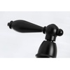 image:imageKingston Brass KS7271ALBS Kitchen Faucet with Side Sprayer Polished ChromeMatte Black