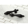 image:imageKingston Brass KS7271ALBS Kitchen Faucet with Side Sprayer Polished ChromeMatte Black
