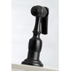image:imageKingston Brass KS7271ALBS Kitchen Faucet with Side Sprayer Polished ChromeMatte Black