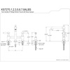 image:imageKingston Brass KS7271ALBS Kitchen Faucet with Side Sprayer Polished ChromeOil Rubbed Bronze