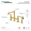 image:imageKingston Brass KS7271ALBS Kitchen Faucet with Side Sprayer Polished ChromePolished Brass