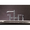 image:imageKingston Brass KS7271ALBS Kitchen Faucet with Side Sprayer Polished ChromePolished Chrome