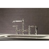 image:imageKingston Brass KS7271ALBS Kitchen Faucet with Side Sprayer Polished ChromePolished Nickel