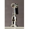 image:imageKingston Brass KS7271ALBS Kitchen Faucet with Side Sprayer Polished ChromePolished Nickel