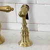 image:imageKingston Brass KS7752BALBS Heirloom Bridge Kitchen Faucet with Brass Sprayer Polished BrassBrushed Brass