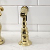 image:imageKingston Brass KS7757TXBS French Country Bridge Kitchen Faucet with Brass Sprayer Brushed BrassPolished Brass