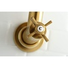 image:imageKingston Brass KS810ZXAC Millennium Wall Mount Pot Filler Kitchen Faucet Antique CopperBrushed Brass