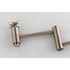 image:imageKingston Brass KS810ZXAC Millennium Wall Mount Pot Filler Kitchen Faucet Antique CopperBrushed Nickel
