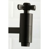 image:imageKingston Brass KS810ZXAC Millennium Wall Mount Pot Filler Kitchen Faucet Antique CopperMatte Black