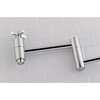 image:imageKingston Brass KS810ZXAC Millennium Wall Mount Pot Filler Kitchen Faucet Antique CopperPolished Chrome