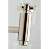 image:imageKingston Brass KS810ZXAC Millennium Wall Mount Pot Filler Kitchen Faucet Antique CopperPolished Nickel