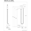 image:imageKingston Brass KS8137DPL Paris Freestanding Tub Faucet with Hand Shower Brushed BrassBrushed Nickel