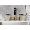 image:imageKingston Brass KS8252CKLBS Kaiser Bridge Kitchen Faucet with Brass Side Sprayer Polished Brass