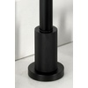 image:imageKingston Brass KS8721KNLBS Convergent DoubleHandle Widespread Kitchen Faucet with Knurled Handle and Brass Sprayer Polished ChromeMatte Black