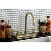 image:imageKingston Brass KS8792CQLLS Claremont Centerset Kitchen Faucet Polished BrassPolished Brass