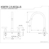 image:imageKingston Brass KS8792CQLLS Claremont Centerset Kitchen Faucet Polished BrassPolished Chrome