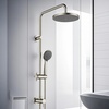 image:imageKingston Brass KSG2398D Concord Wall Mount Rain Drop Shower System with Hand Shower Brushed NickelBrushed Nickel