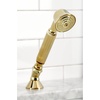 image:imageKingston Brass KSK2241ARTR Deck Mount Hand Shower with Diverter for Roman Tub Faucet Polished ChromePolished Chrome