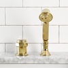 image:imageKingston Brass KSK2241ARTR Deck Mount Hand Shower with Diverter for Roman Tub Faucet Polished ChromePolished Chrome