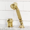 image:imageKingston Brass KSK2241ARTR Deck Mount Hand Shower with Diverter for Roman Tub Faucet Polished ChromePolished Chrome