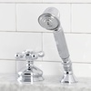 image:imageKingston Brass KSK3331AXTR Deck Mount Hand Shower with Diverter for Roman Tub Faucet Polished ChromePolished Chrome