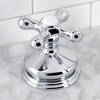 image:imageKingston Brass KSK3331AXTR Deck Mount Hand Shower with Diverter for Roman Tub Faucet Polished ChromePolished Chrome