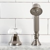 image:imageKingston Brass KSK4305PXTR Deck Mount Hand Shower with Diverter for Roman Tub Faucet Oil Rubbed BronzeBrushed Nickel