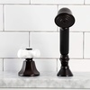 image:imageKingston Brass KSK4305PXTR Deck Mount Hand Shower with Diverter for Roman Tub Faucet Oil Rubbed BronzeOil Rubbed Bronze