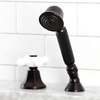 image:imageKingston Brass KSK4305PXTR Deck Mount Hand Shower with Diverter for Roman Tub Faucet Oil Rubbed BronzeOil Rubbed Bronze
