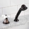 image:imageKingston Brass KSK4305PXTR Deck Mount Hand Shower with Diverter for Roman Tub Faucet Oil Rubbed BronzeOil Rubbed Bronze