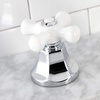 image:imageKingston Brass KSK4305PXTR Deck Mount Hand Shower with Diverter for Roman Tub Faucet Oil Rubbed BronzePolished Chrome