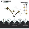 image:imageKingston Brass KX1036BD Restoration Hand Shower Kit Polished Nickel