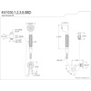 image:imageKingston Brass KX1036BD Restoration Hand Shower Kit Polished Nickel