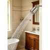 image:imageKingston Brass KX8613 Shower Scape 3316Inch Round 2Function ABS Shower Head in Antique BrassBrushed Nickel