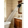 image:imageKingston Brass KX8613 Shower Scape 3316Inch Round 2Function ABS Shower Head in Antique BrassMatte Black
