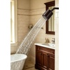 image:imageKingston Brass KX8613 Shower Scape 3316Inch Round 2Function ABS Shower Head in Antique BrassOil Rubbed Bronze