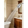 image:imageKingston Brass KX8613 Shower Scape 3316Inch Round 2Function ABS Shower Head in Antique BrassPolished Chrome
