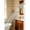 image:imageKingston Brass KX8613 Shower Scape 3316Inch Round 2Function ABS Shower Head in Antique BrassPolished Nickel