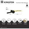 image:imageKingston Brass NKTDL Water Onyx Toilet Tank Lever Black Stainless Steel 1113 x 263 x 125
