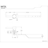 image:imageKingston Brass NKTDL Water Onyx Toilet Tank Lever Black Stainless Steel 1113 x 263 x 125