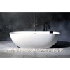 image:imageKingston Brass VRTRS653123 Aqua Eden 65Inch Solid Surface Stone Freestanding Oval Tub with Drain 641516 inch L x 30516 inch W x 2078 inch D Matte White70116 inch L x 3458 inch W x 20116 inch D