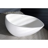 image:imageKingston Brass VRTRS653123 Aqua Eden 65Inch Solid Surface Stone Freestanding Oval Tub with Drain 641516 inch L x 30516 inch W x 2078 inch D Matte White641516 inch L x 30516 inch W x 2078 inch D