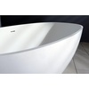 image:imageKingston Brass VRTRS653123 Aqua Eden 65Inch Solid Surface Stone Freestanding Oval Tub with Drain 641516 inch L x 30516 inch W x 2078 inch D Matte White641516 inch L x 30516 inch W x 2078 inch D
