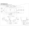 image:imageKingston Brass VRTRS653123 Aqua Eden 65Inch Solid Surface Stone Freestanding Oval Tub with Drain 641516 inch L x 30516 inch W x 2078 inch D Matte White641516 inch L x 30516 inch W x 2078 inch D
