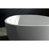 image:imageKingston Brass VRTRS653123 Aqua Eden 65Inch Solid Surface Stone Freestanding Oval Tub with Drain 641516 inch L x 30516 inch W x 2078 inch D Matte White641516 inch L x 30516 inch W x 2078 inch D