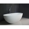 image:imageKingston Brass VRTRS653123 Aqua Eden 65Inch Solid Surface Stone Freestanding Oval Tub with Drain 641516 inch L x 30516 inch W x 2078 inch D Matte White641516 inch L x 30516 inch W x 2078 inch D