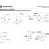 image:imageKingston KB6348RKXSO Webb SingleHandle Pressure Balanced Shower Faucet Brushed Nickel