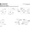 image:imageKingston KB6348RXSO Belknap SingleHandle Pressure Balanced Shower Faucet Brushed Nickel